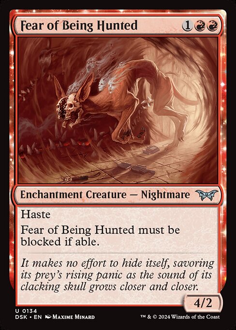 Fear of Being Hunted — Front