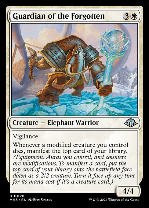 Guardian of the Forgotten — Front