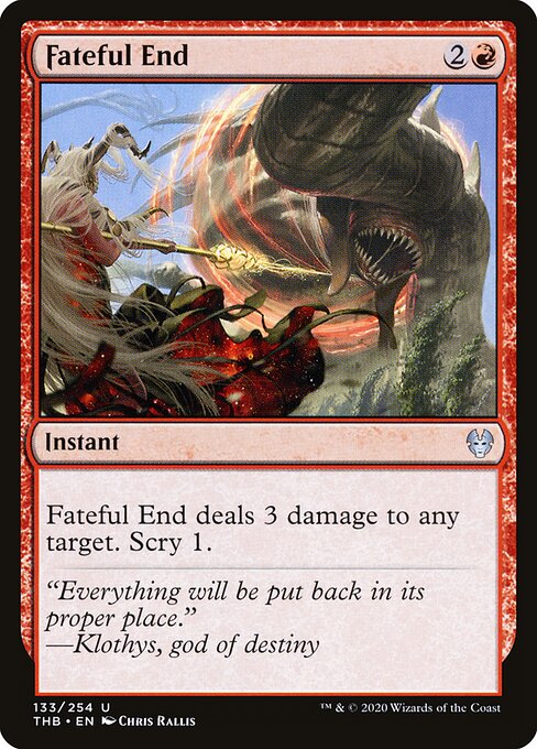 Fateful End — Front