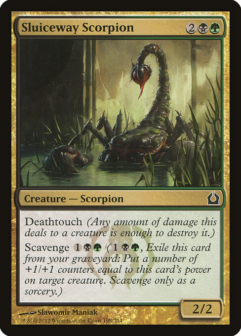 Sluiceway Scorpion — Front