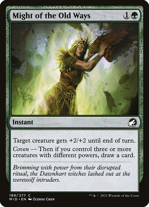 Might of the Old Ways — Front