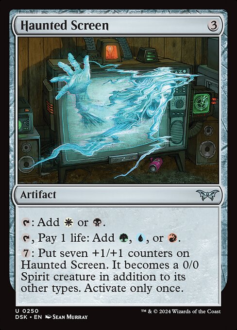 Haunted Screen — Front