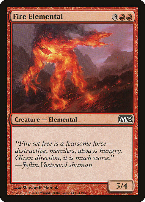 Fire Elemental — Front