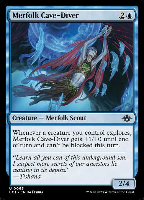 Merfolk Cave-Diver — Front