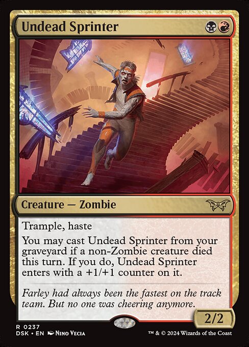 Undead Sprinter — Front