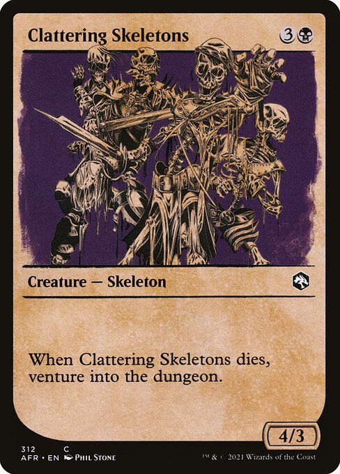 Clattering Skeletons (Showcase) — Front