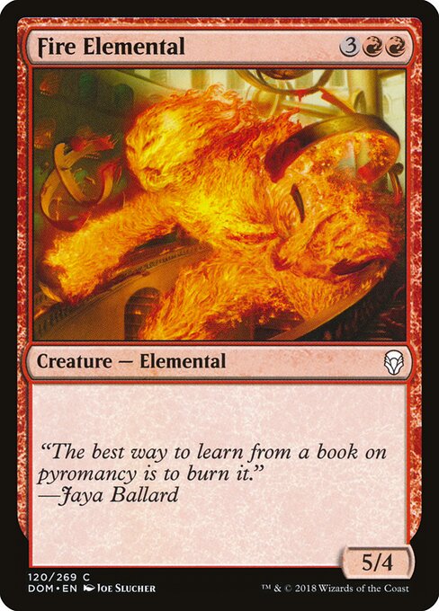 Fire Elemental — Front
