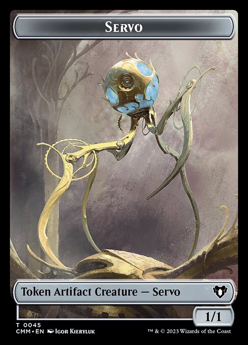 Servo // Kor Soldier Double-Sided Token — Front — Servo