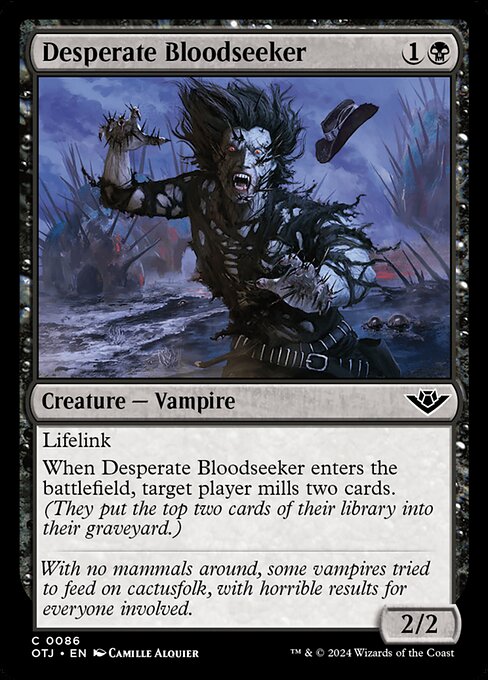 Desperate Bloodseeker — Front