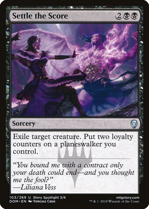 Settle the Score — Front