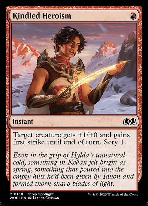 Kindled Heroism — Front