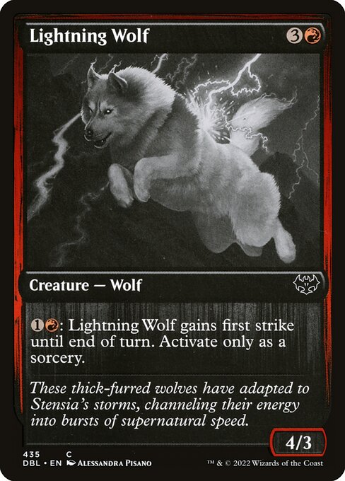 Lightning Wolf — Front