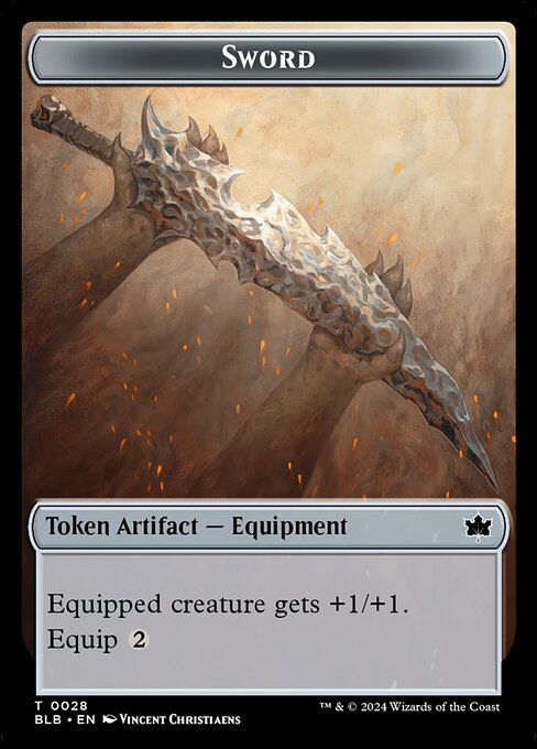 Sword Token — Front