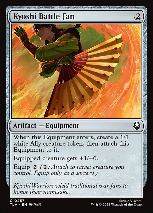 Kyoshi Battle Fan — Front