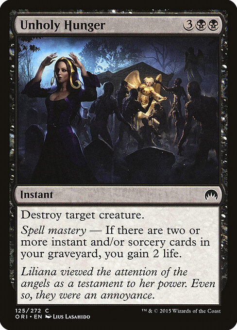 Unholy Hunger — Front