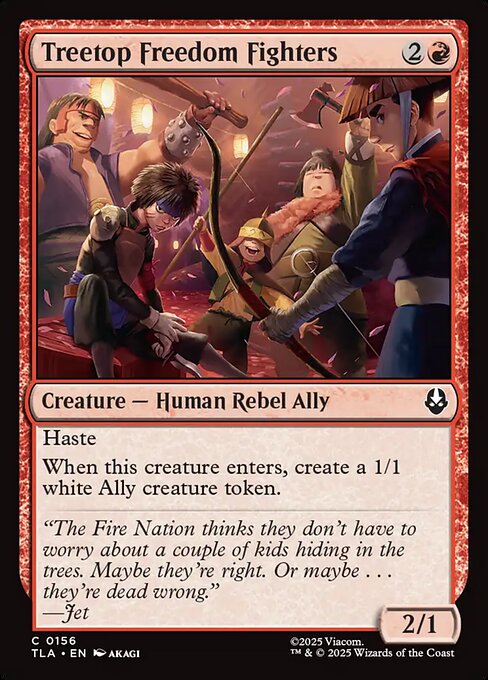 Treetop Freedom Fighters — Front