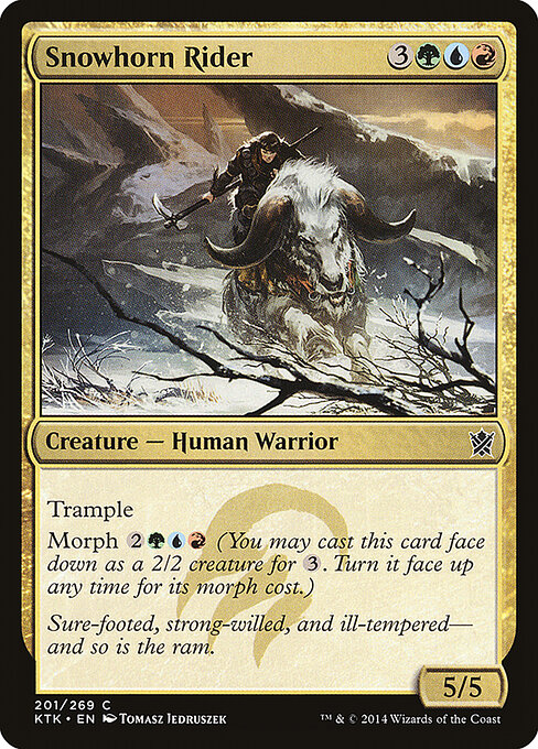 Snowhorn Rider — Front