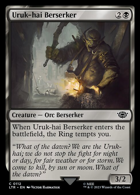 Uruk-hai Berserker — Front