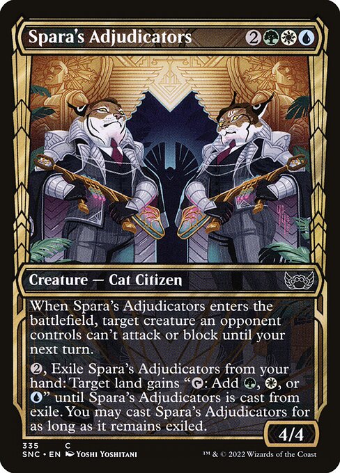 Spara's Adjudicators (Showcase) — Front