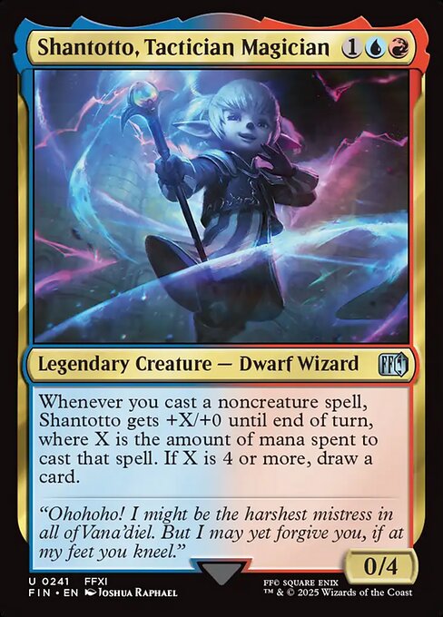 Shantotto, Tactician Magician — Front