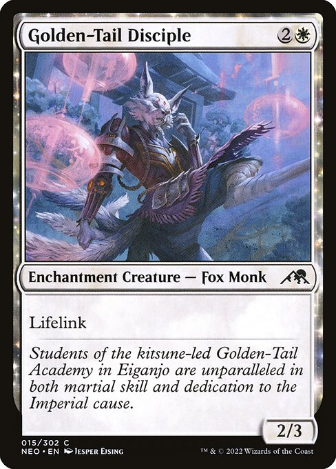 Golden-Tail Disciple — Front