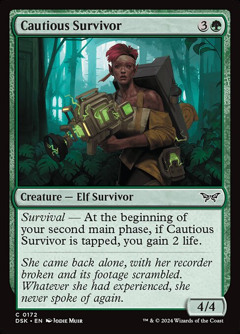 Cautious Survivor — Front