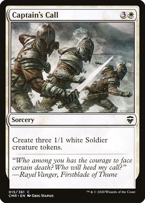 Captain's Call — Front