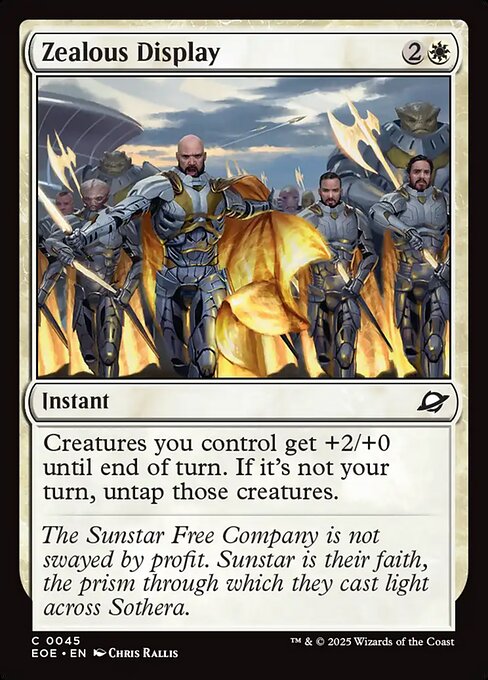 Zealous Display — Front