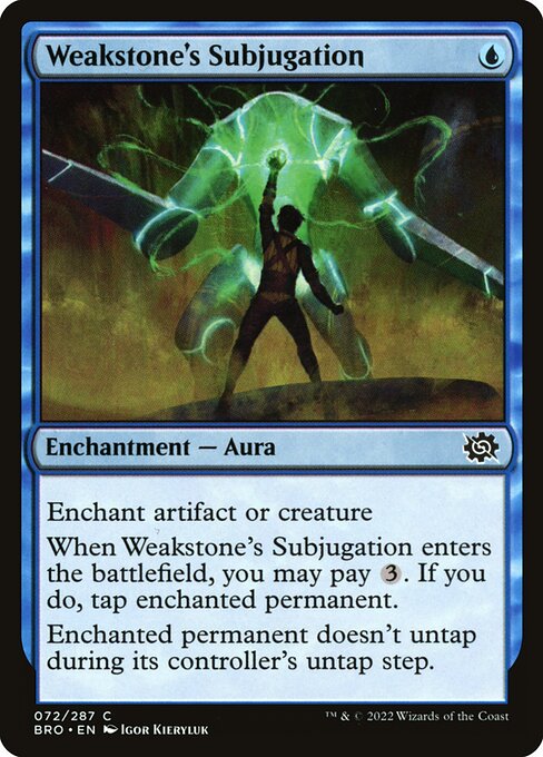 Weakstone's Subjugation — Front