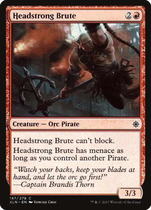 Headstrong Brute — Front