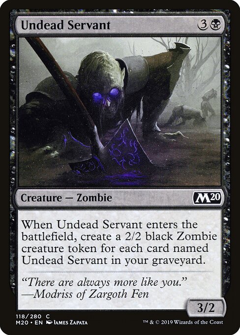 Undead Servant — Front