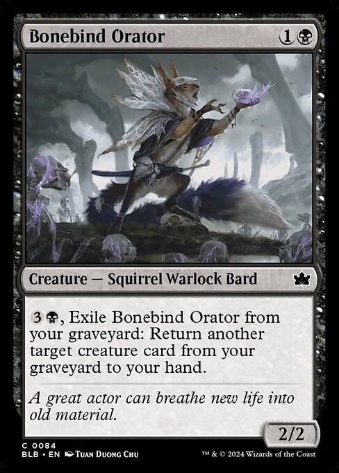 Bonebind Orator — Front