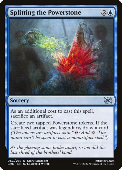 Splitting the Powerstone — Front