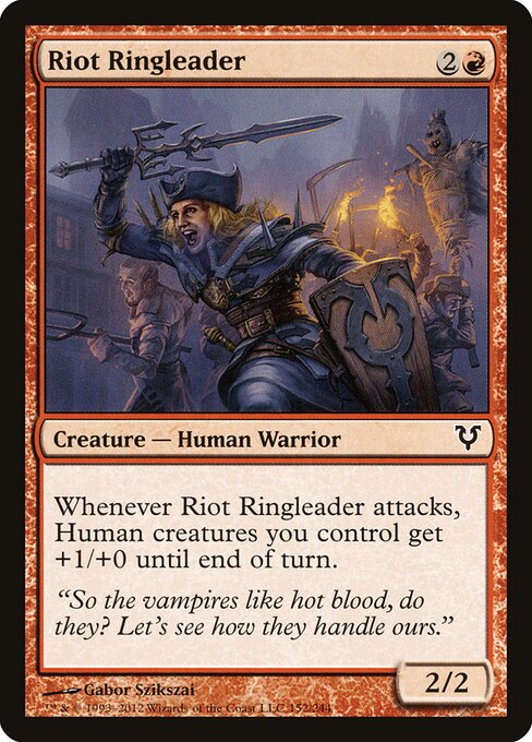 Riot Ringleader — Front