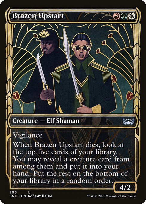 Brazen Upstart (Showcase) — Front
