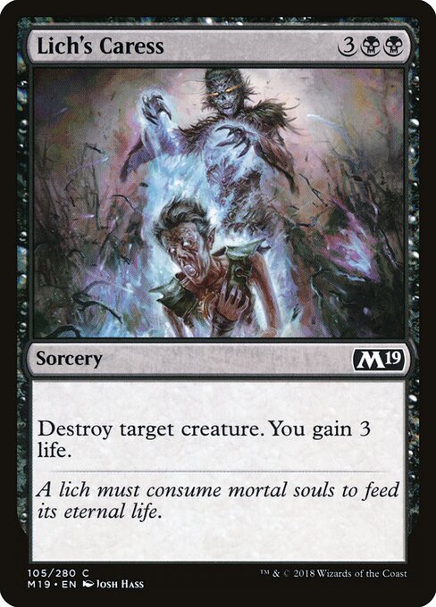Lich's Caress — Front
