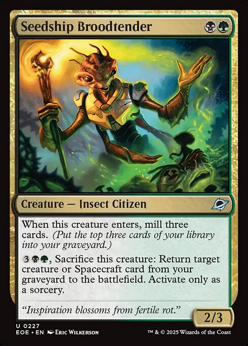 Seedship Broodtender — Front