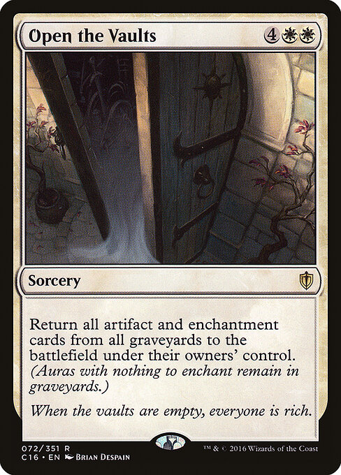 Open the Vaults — Front