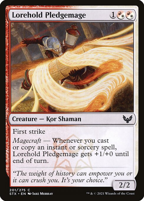 Lorehold Pledgemage — Front