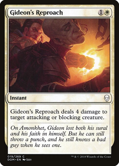 Gideon's Reproach — Front
