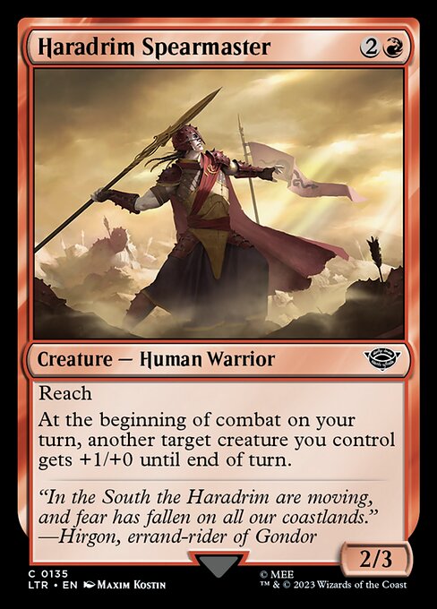 Haradrim Spearmaster — Front