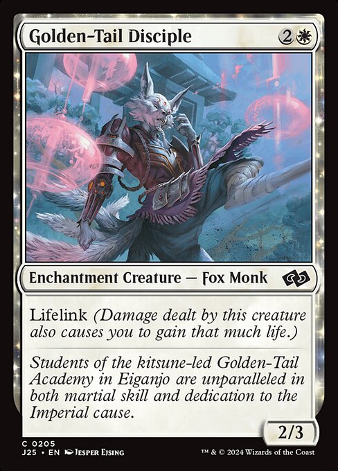 Golden-Tail Disciple — Front