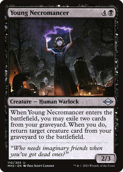 Young Necromancer — Front