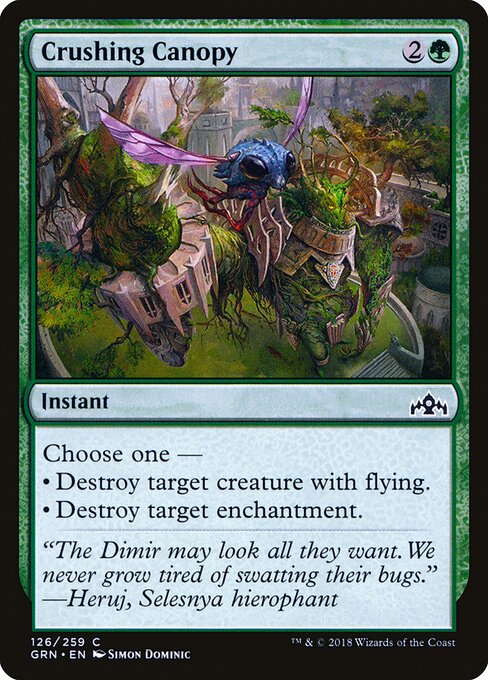 Crushing Canopy — Front