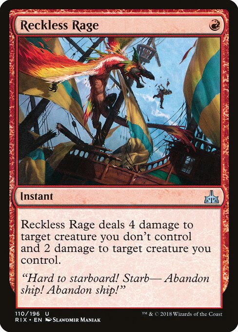 Reckless Rage — Front