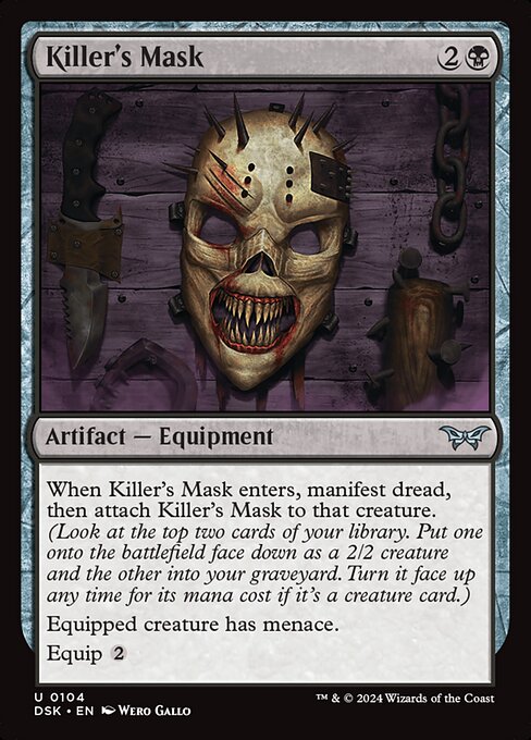 Killer's Mask — Front