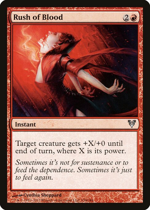Rush of Blood — Front