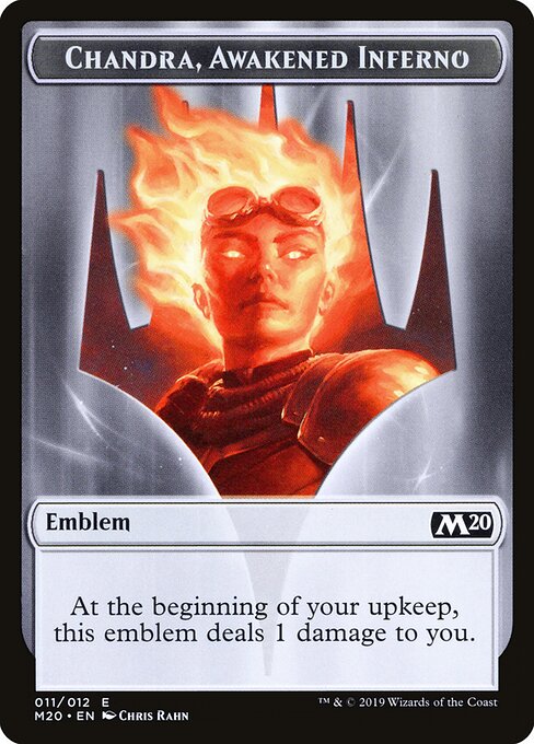 Emblem - Chandra, Awakened Inferno — Front