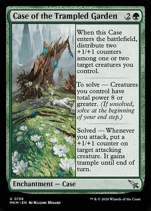 Case of the Trampled Garden — Front