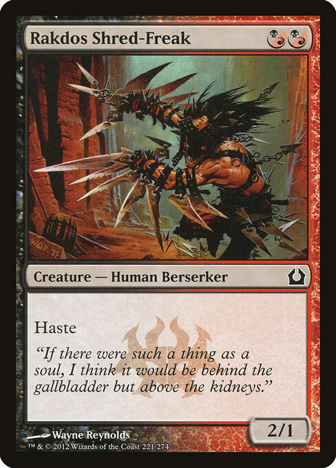 Rakdos Shred-Freak — Front